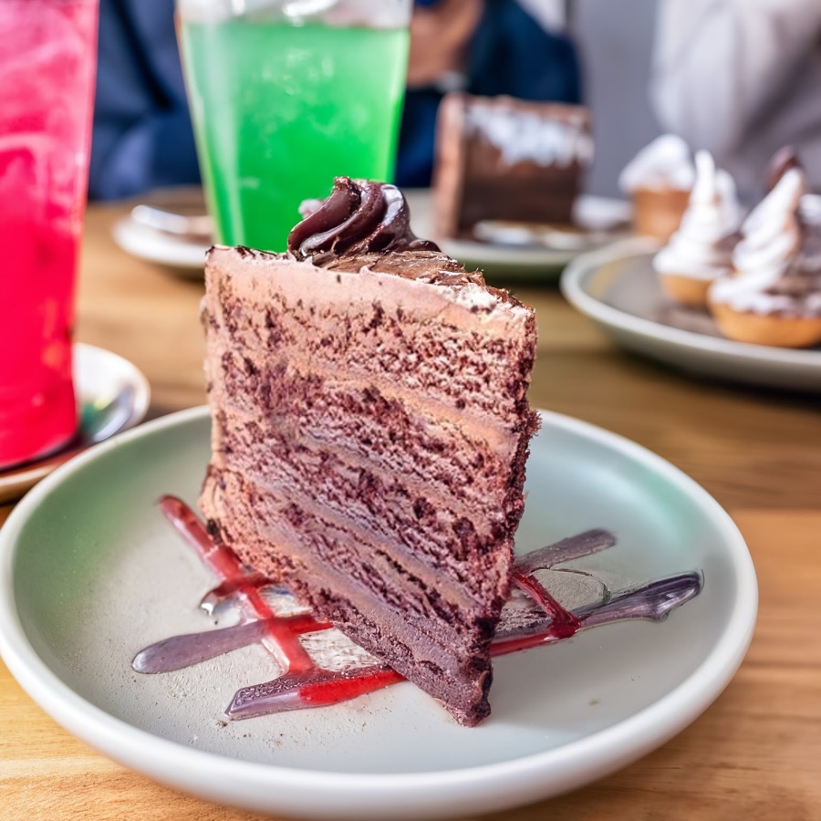 Five High Chocolate Cake